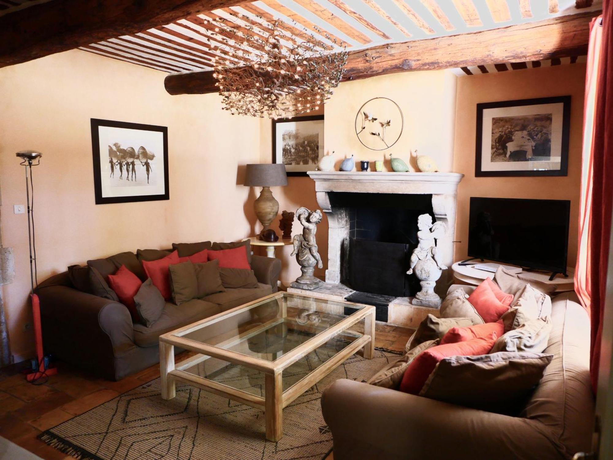 קאביון Typical Provencal Farm House Close To L'Isle Sur La Sorgue - 12 Persons מראה חיצוני תמונה